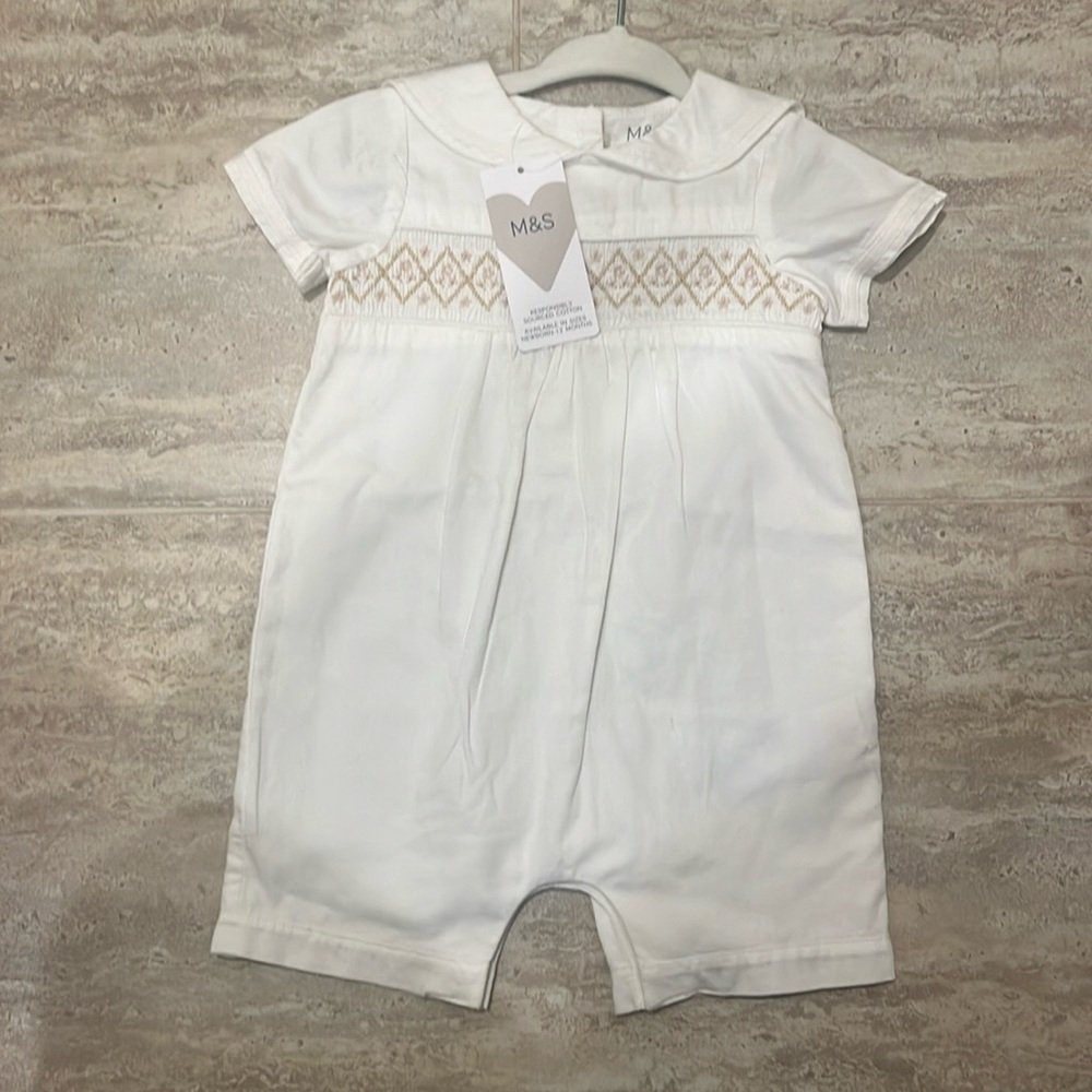 NWT M&S baby onesie